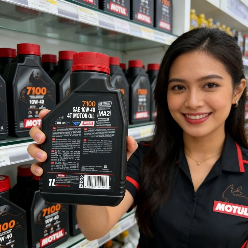 Motul 7100 10W40 น้ำมันเครื่องสังเคราะห์แท้ สำหรับมอเตอร์ไซค์ thumbnail 10