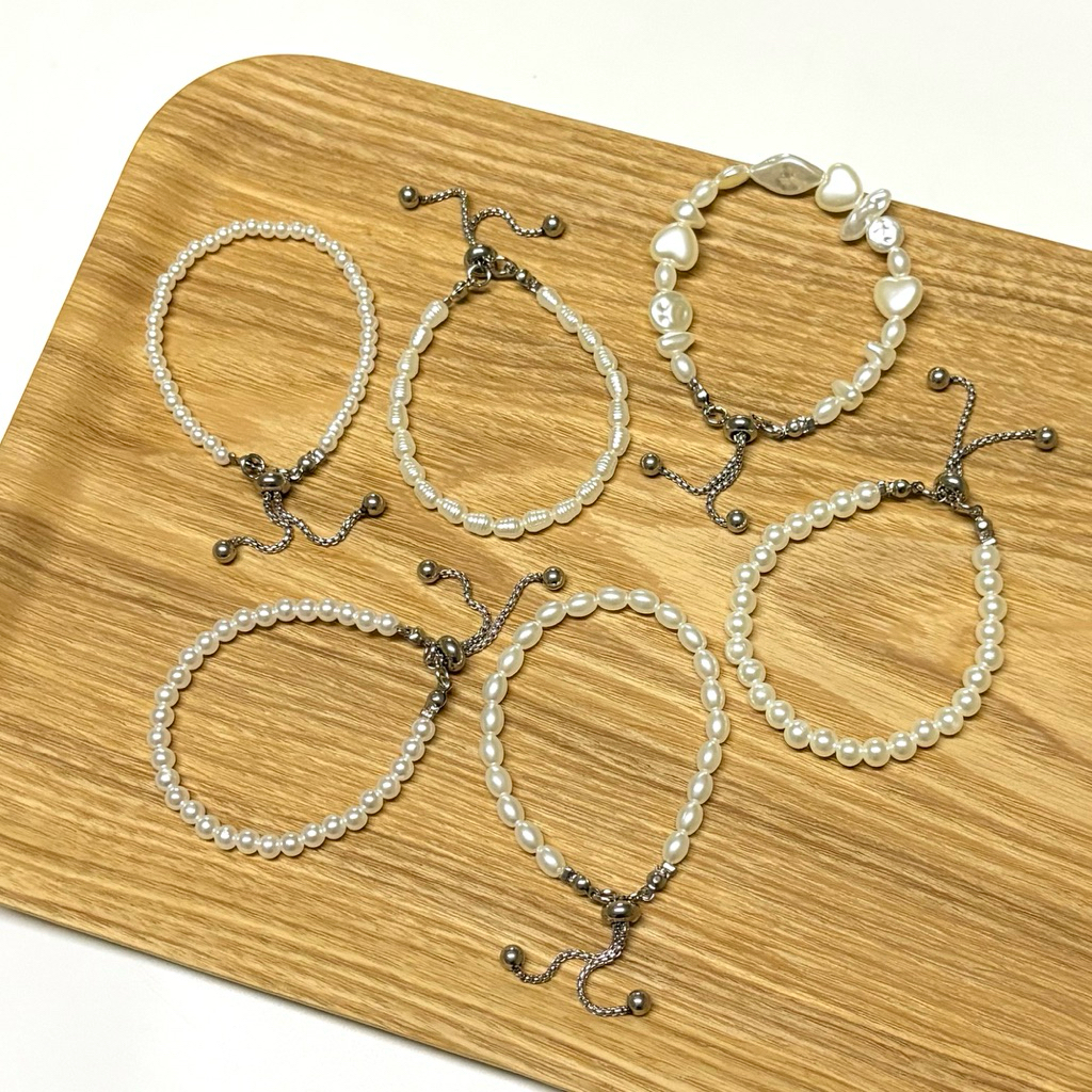 Piing me Bracelet | กำไลข้อมือไข่มุก (ปรับขนาดได้) 3105202651