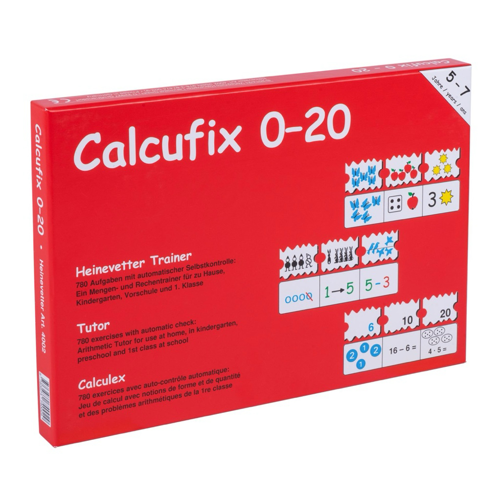 พร้อมส่ง🇩🇪 Heinevetter Calcufix 0-20 [มีคู่มือ Eng+Thai] สื่อการสอนคณิตศาสตร์ ทักษะจำนวนและการคำนวณสำหรับเด็กวัย 5-7 ปี