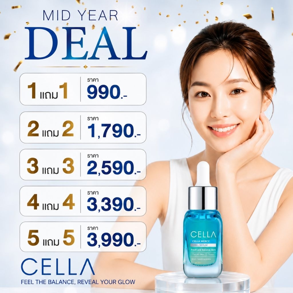 CELLA SERUM MID YEAR DEAL