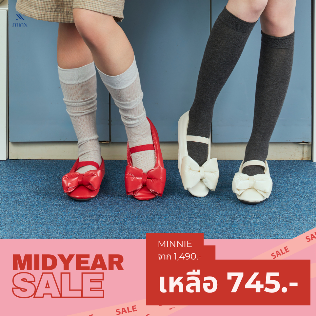 Minx รุ่น Minnie รองเท้า maryjane ประดับโบว์ minxshoes