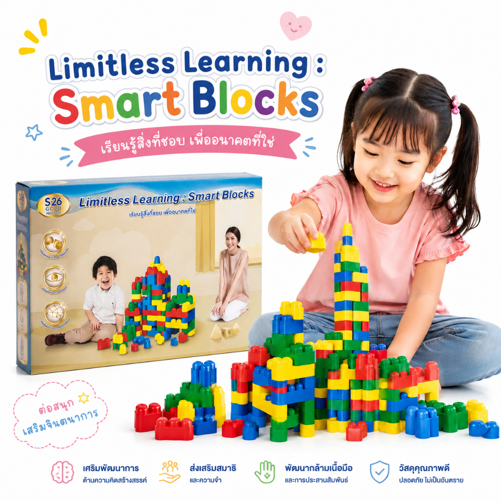 Limitless Learning : Smart Blocks ของเล่นเสริมพัฒนาการ