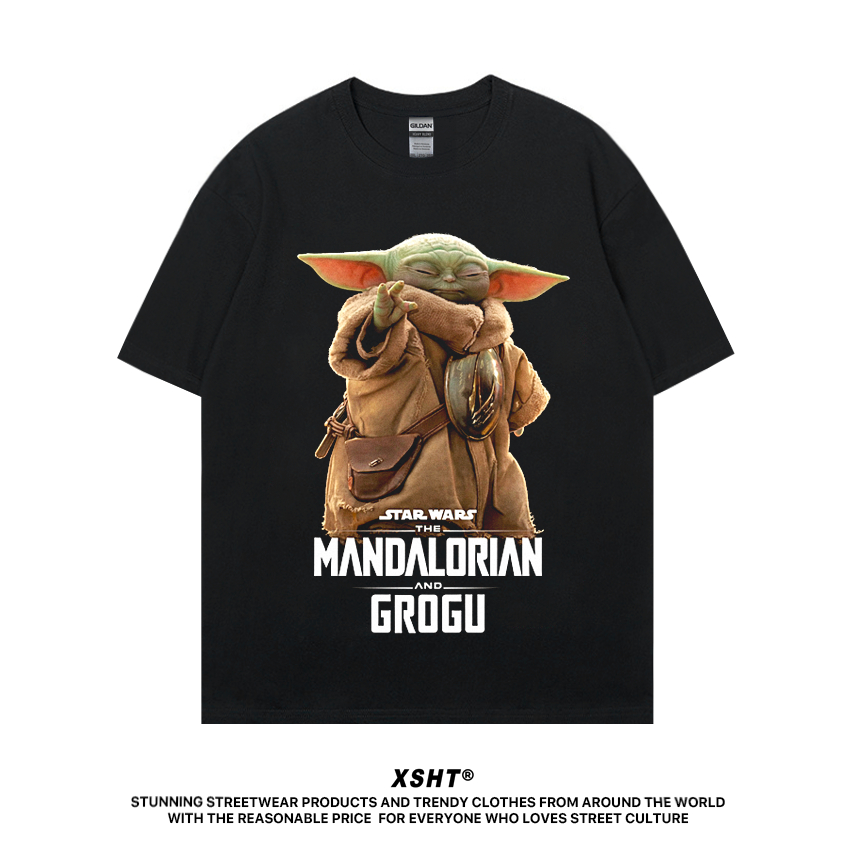 🔥พร้อมส่ง🔥 เสื้อ Star Wars : The Mandalorian & Grogu Tee - Black (สีดำ) by XSHT