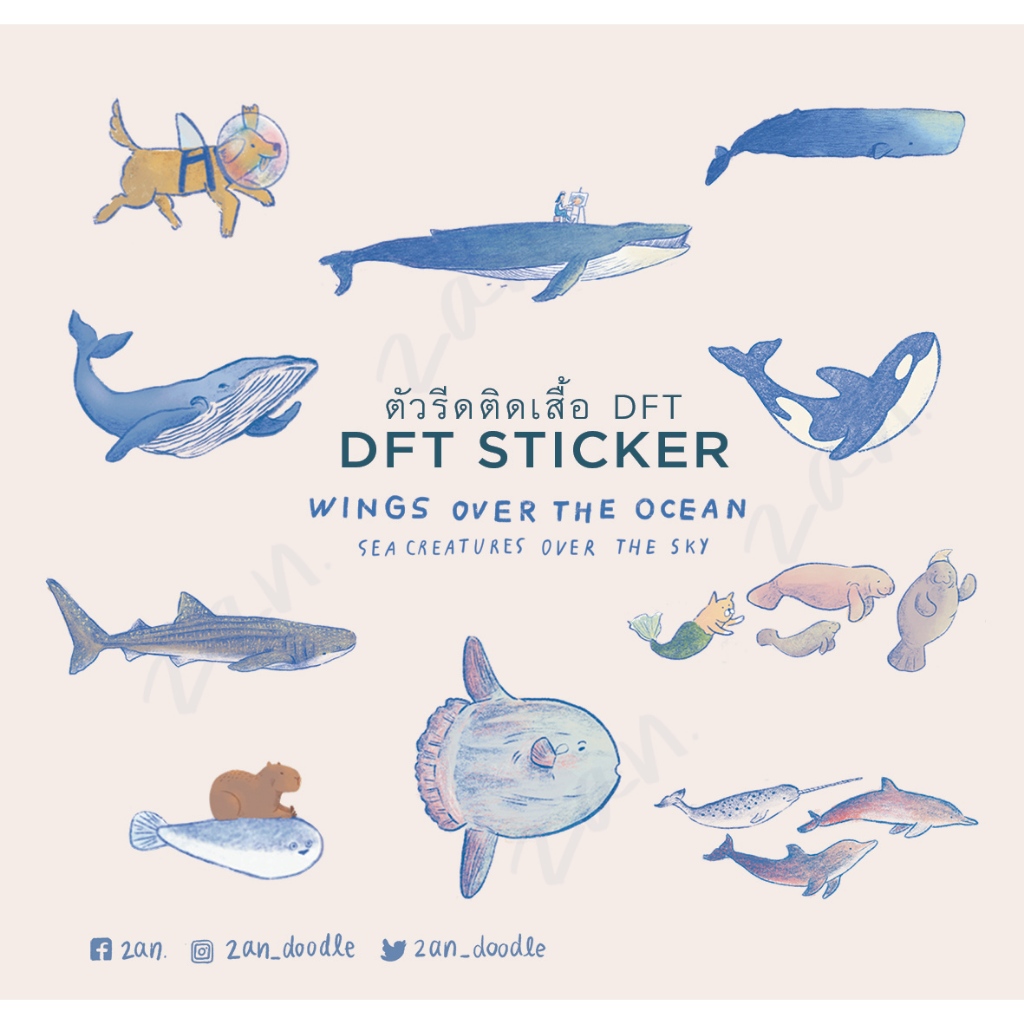 DFT Sticker ตัวรีดติดเสื้อ | 2an.