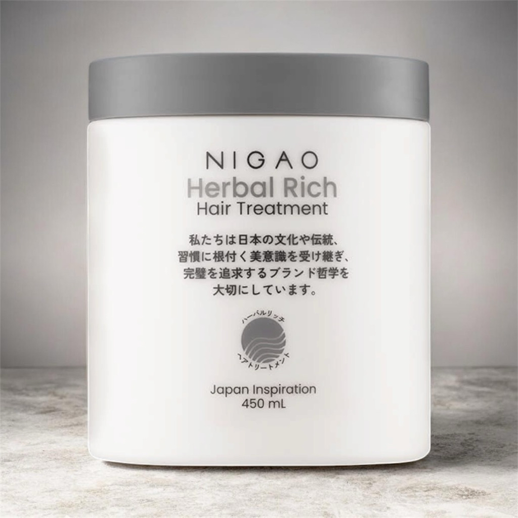 Nigao Hair Treatment Herbal Rich 450ml ทรีทเม้นท์ นิกาโอะ เฮอร์บัล ริช
