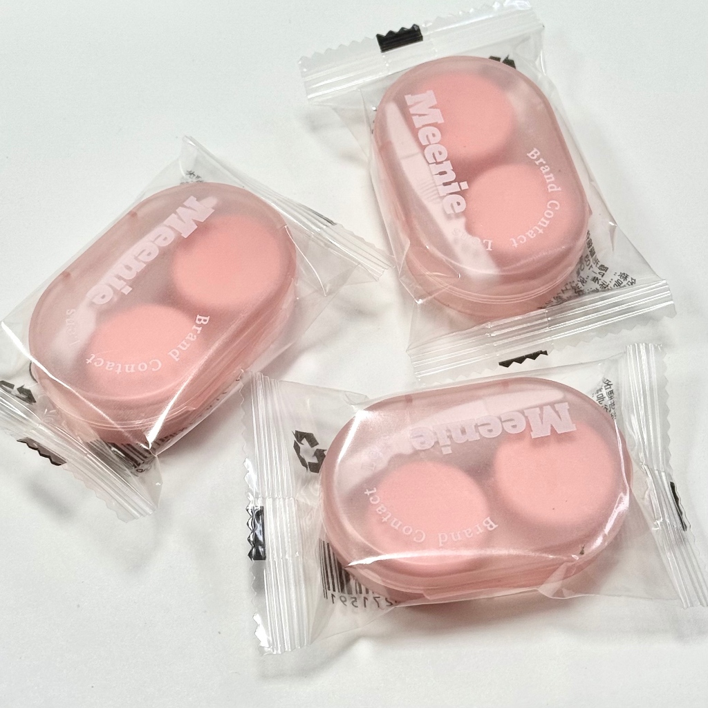 Meenie Case set - ตลับเซ็ตใสคอนแทคเลนส์-สีชมพูน่ารัก