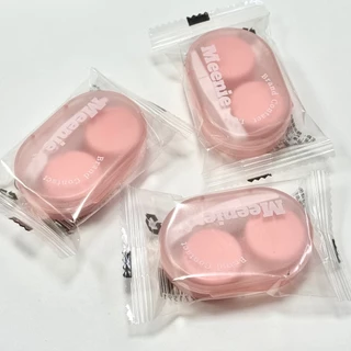 Meenie Case set - ตลับเซ็ตใสคอนแทคเลนส์-สีชมพูน่ารัก
