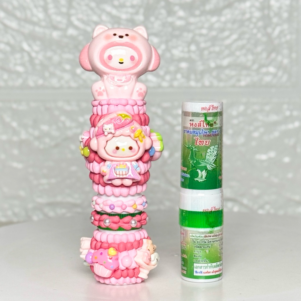 หงส์ไทยแบบแท่ง ตกแต่งdiy (มีไส้) พร้อมส่ง