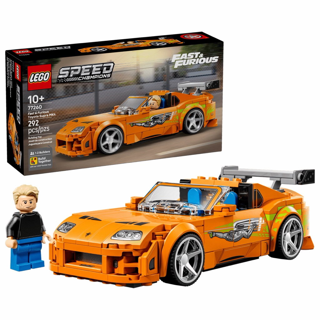 Lego77260 Speed Champions The Fast and The Furious Toyota Supra MK4