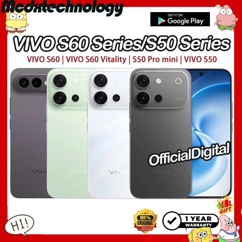 VIVO S60 Snapdragon 8s Gen 3 VIVO S60 Vitality Dimensity 7500 4K VIVO S50 Pro mini Snapdragon 8 Gen 