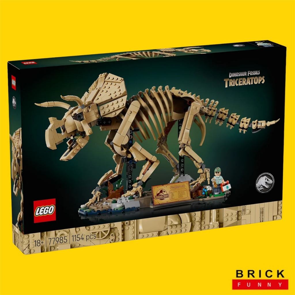Lego Jurassic World 77985 Dinosaur Fossils: Triceratops สินค้าใหม่ กล่องสวย ของแท้ 100%