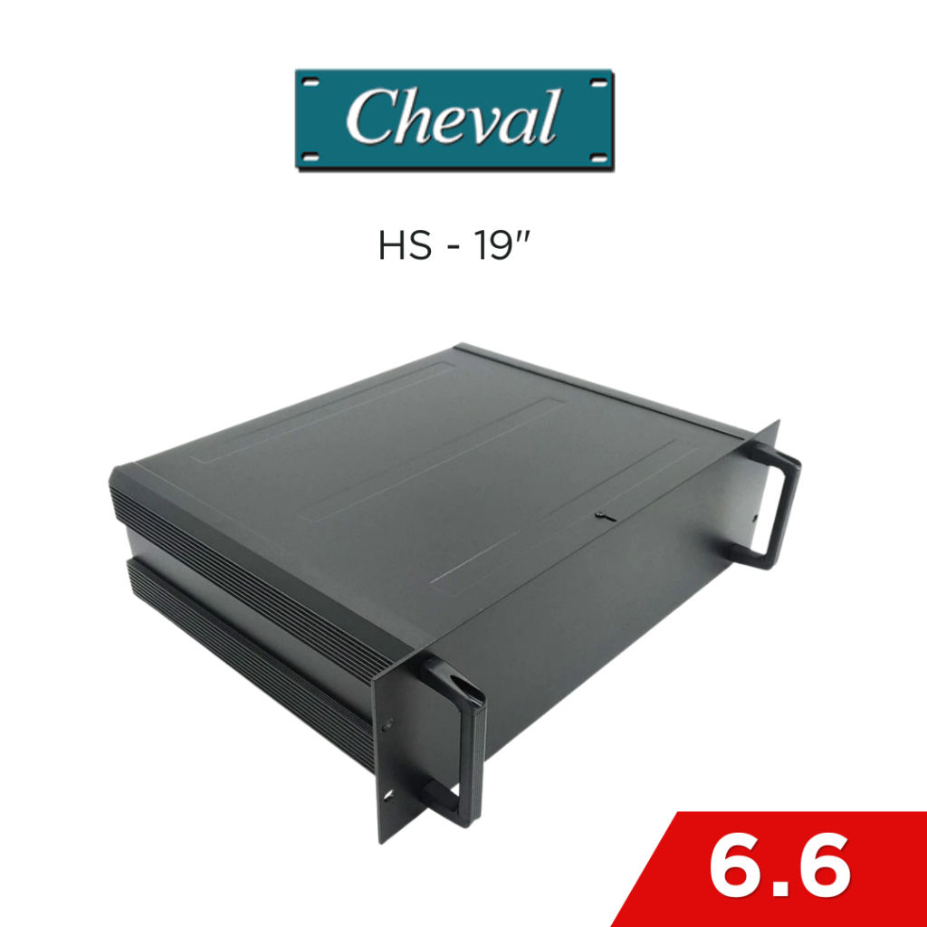 กล่องแอมป์อลูมิเนียมอิเล็กทรอนิกส์ Heatsink ระบายความร้อนด้านข้างสำหรับ Mount Rack &Standalone DIY
