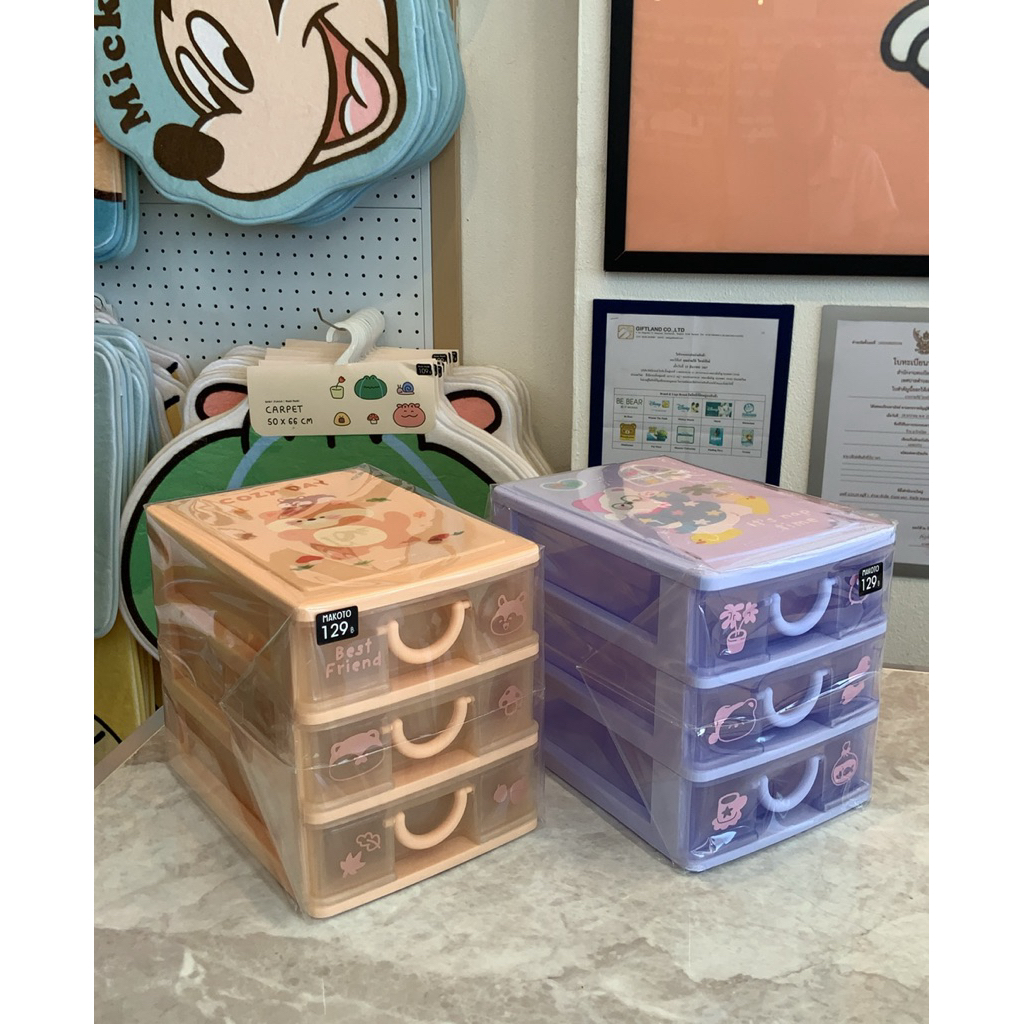 กล่องลิ้นชักเล็ก003 การ์ตูน