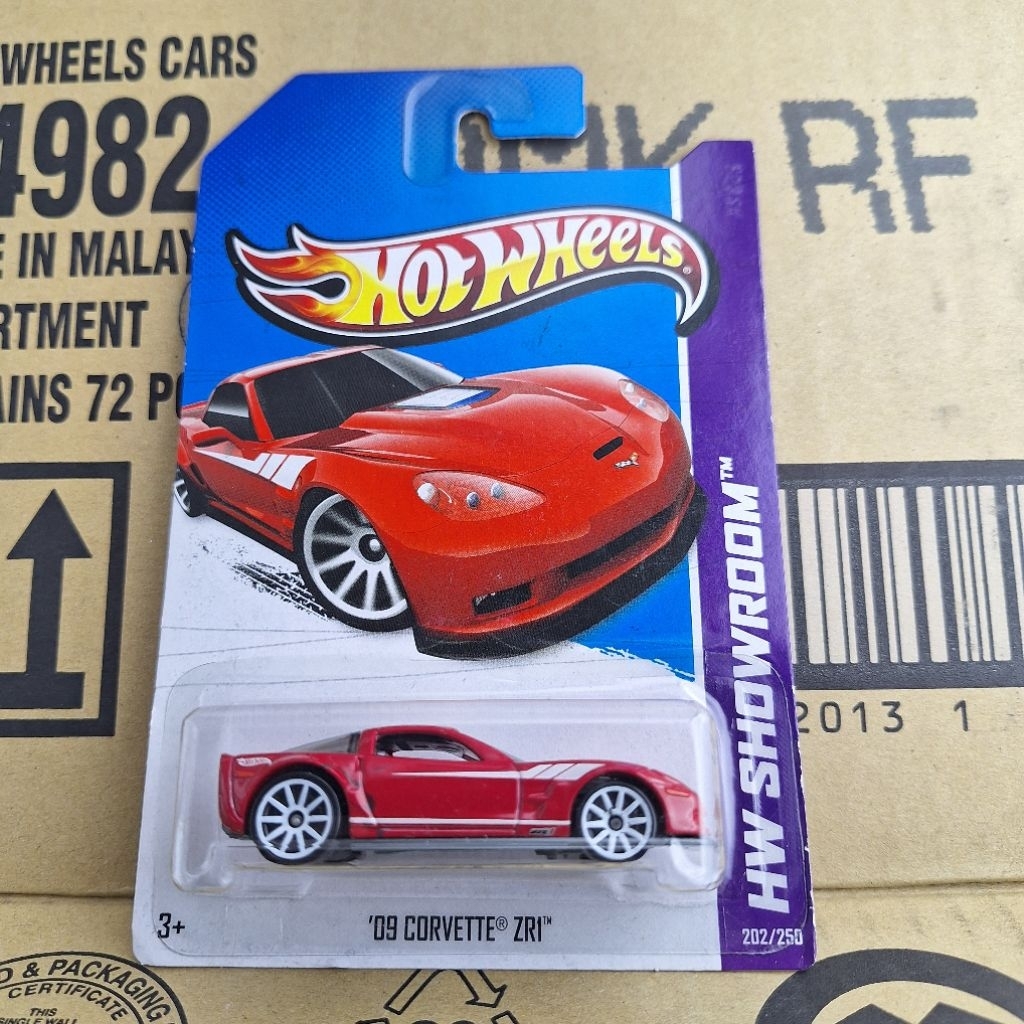 รถเหล็ก Hotwheels 09 CORVETTE ZR1 202/250 (kg39)