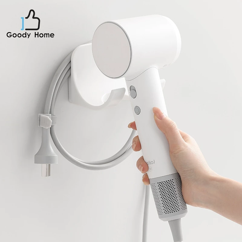 Goody Home ที่แขวนของอเนกประสงค์แบบติดผนัง เหมาะสำหรับวาง ไดร์ หูฟัง