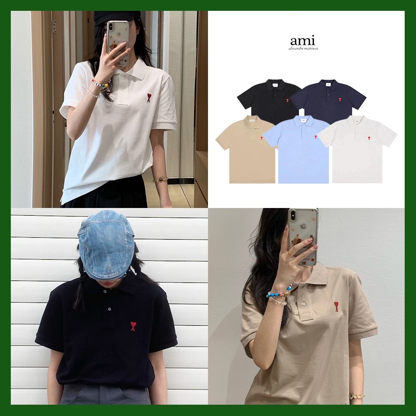 Classic T-Shirt【Ami Paris】สบายๆและสะดวกสบา
