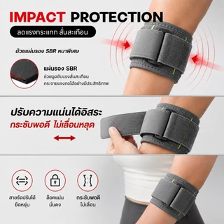 BEZ สายรัดข้อศอก สายรัดกันบาดเจ็บ ที่รัดข้อศอก ปรับกระชับได้ สำหรับเล่นเทนนิส แบดมินตัน กอล์ฟ ฟิตเนส