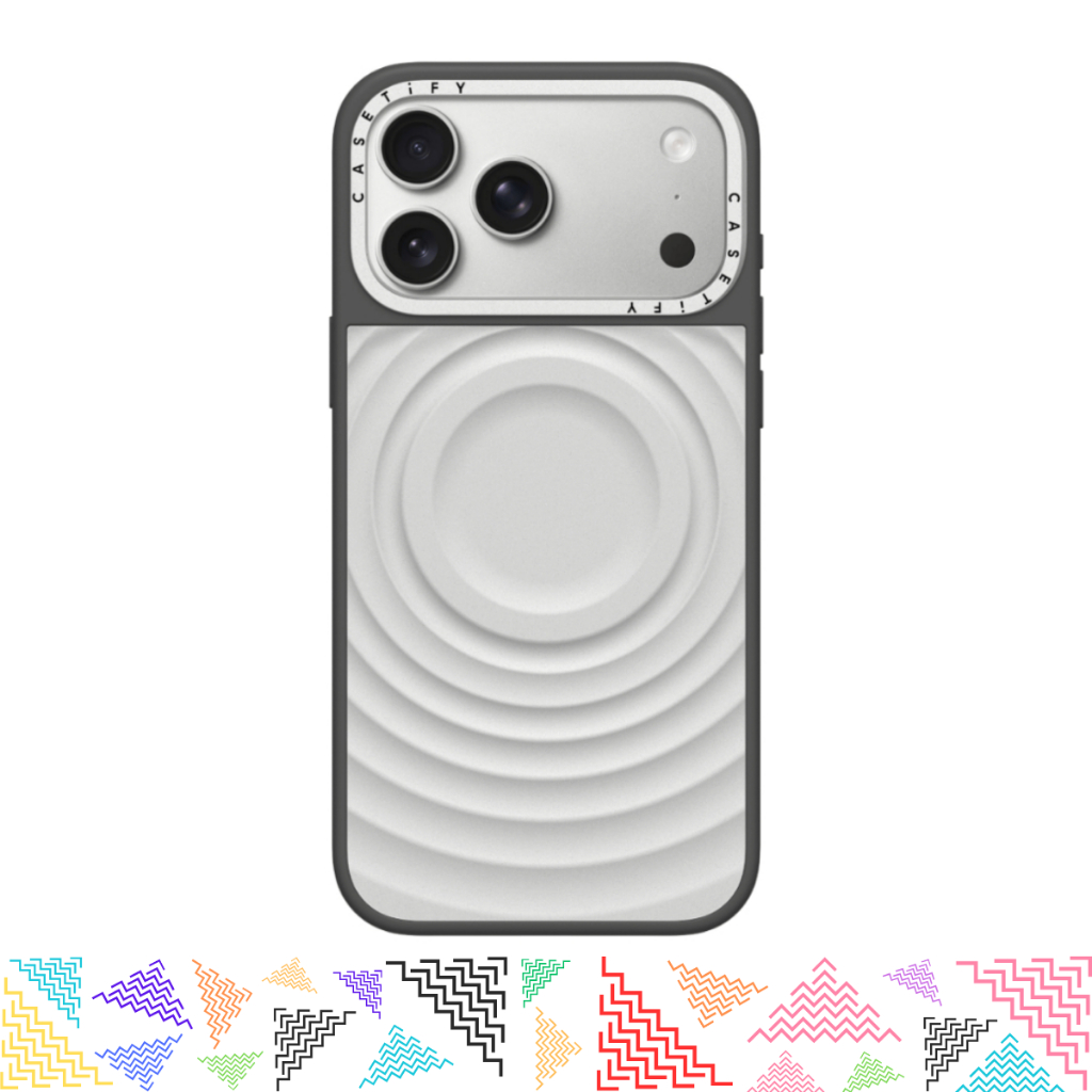 เคสมือถือ CASETiFY | Alloy Ripple Case [CHROMATIC:FORMS & HUES] For iPhone แท้ พร้อมส่ง เคสกันกระแทก