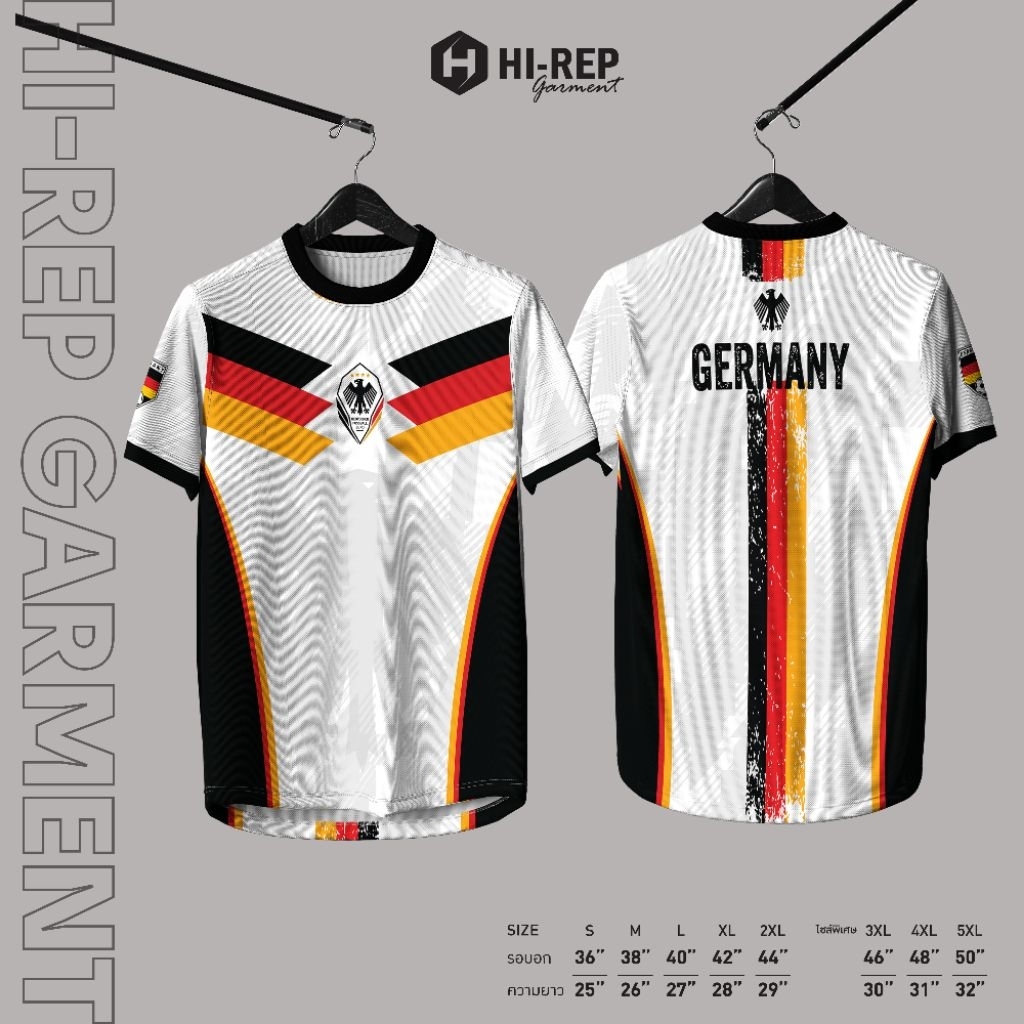 เสื้อฟุตบอล เสื้อยืดเชียร์ฟุตบอล ดีไซน์สำหรับแฟนทีมบุตบอล โดดเด่นเป็นเอกลักษณ์