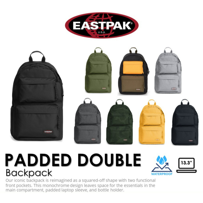 Eastpak Padded Double Backpack กระเป๋าเป้ เป้สะพายหลัง EK0A5B7Y