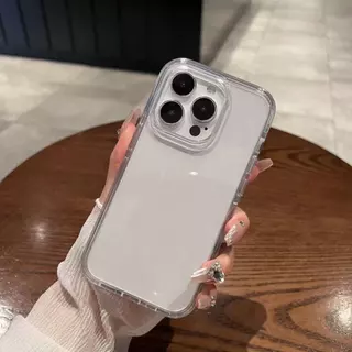 เคสใส สำหรับ iPhone รุ่นใหม่ล่าสุด PC เคสกันกระแทก รุ่น 16 15/14 Pro Max 13/12/11 pro/11/XS Max/XR/X|8/ 7 Plus
