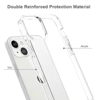 เคสใส สำหรับ iPhone รุ่นใหม่ล่าสุด PC เคสกันกระแทก รุ่น 16 15/14 Pro Max 13/12/11 pro/11/XS Max/XR/X|8/ 7 Plus
