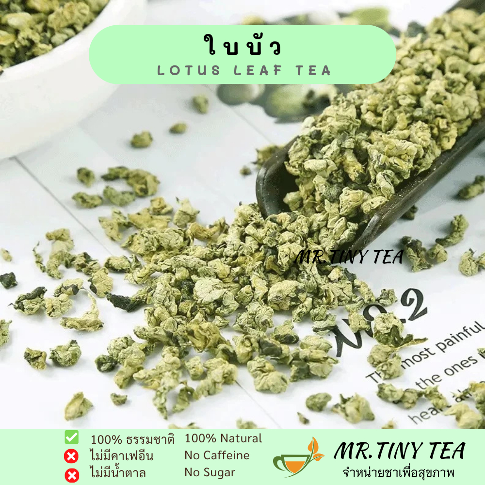 ชาใบบัว Lotus Leaf Tea  ชาสมุนไพรเพื่อสุขภาพ