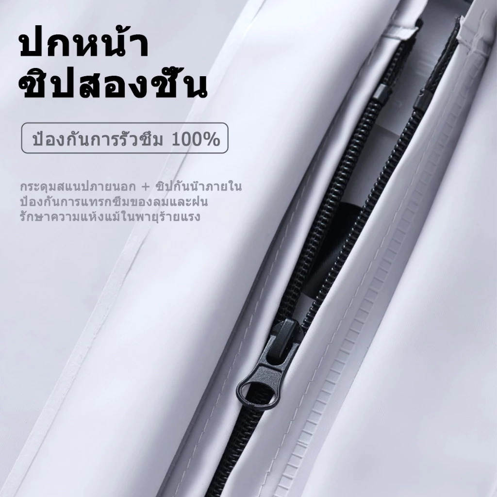 ชุดเสื้อกันฝนพร้อมกางเกง กันน้ำ thumbnail 6
