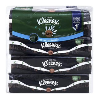 Kleenex คลีเน็กซ์ กระดาษทิชชู่ เซนเท็ด x เอิบ กระดาษเช็ดหน้า รุ่นกลิ่นหอม ซอฟท์บ็อกซ์ 106 แผ่น แพ็ค 4 (พร้อมส่ง!)
