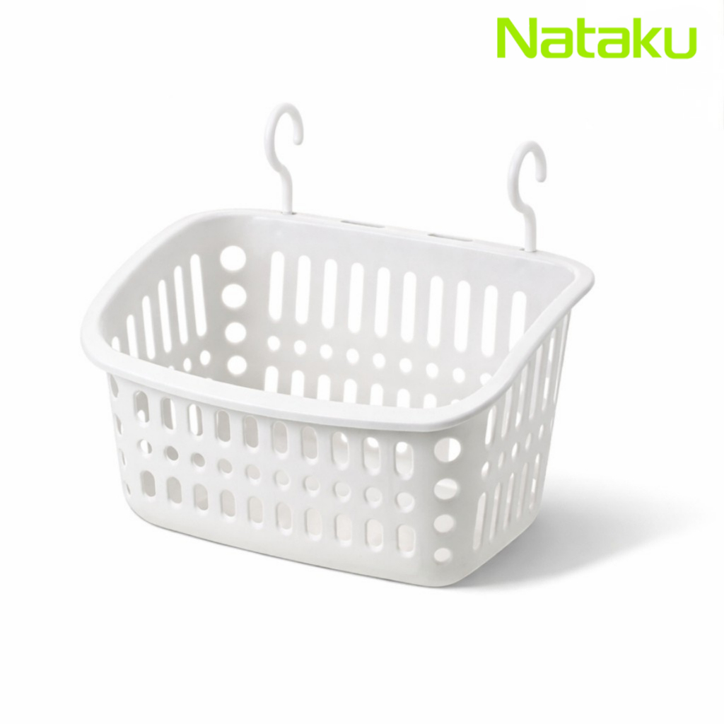 Cheers9 ตะกร้าแขวน ตะกร้าอเนกประสงค์ basket มี 2 แบบ 1ตะขอ และ 2ตะขอ พลาสติกคุณภาพดี แข็งแรง ทนทาน