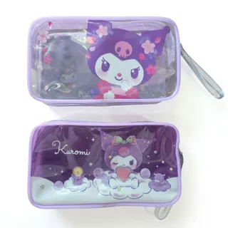 กระเป๋าดินสอ Kitty Cinnamoroll Kuromi Melody ลายลิขสิทธิ์แท้ Sanrio ขนาดใหญ่ 19.5x10.8 cm รุ่น 006
