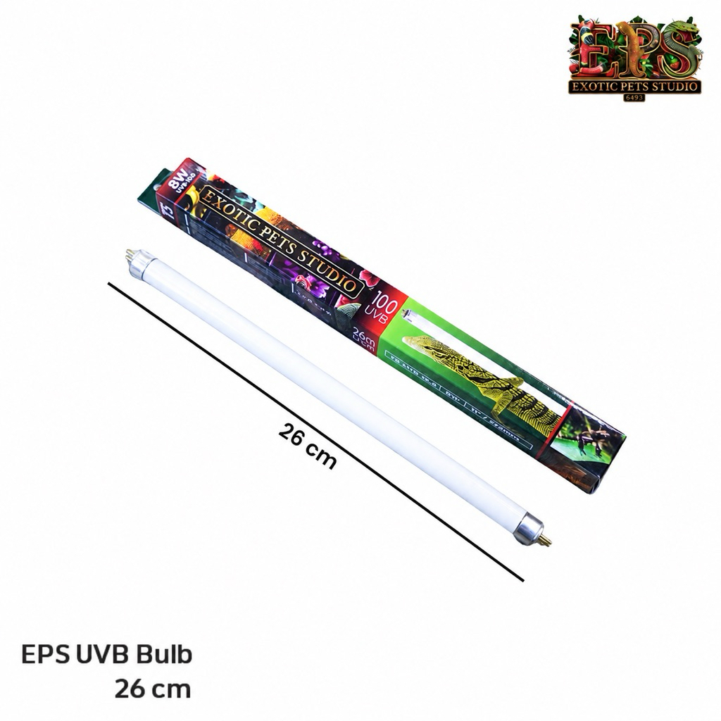 หลอดไฟT5 ใช้กับรางไฟEPSเท่านั้น UVB 10.0 มี3 ขนาด 30CM. 60CM.และ90CM. Light T5 UVB10.0 8W/24W/39W
