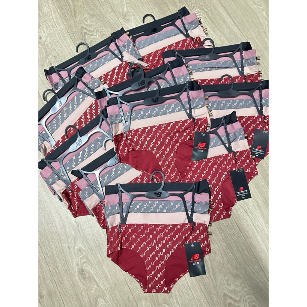 N B  Panty กางเกงในผ้า Seamless ผ้ายืด นุ่มมม ไร้ตะเข็บ งานแท้  ป้ายครบ ทรง bikini 1 ไม้แขวนมี 5 ตัว ได้ 5 สีตามภาพ