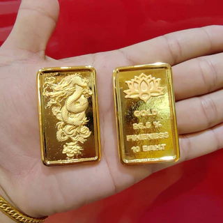 ทองแท่ง มังกรทอง เศษทองคำแท้ หนัก 2 สลึง 1-2-5-10 บาท เสริมโชคลาภ บารมี