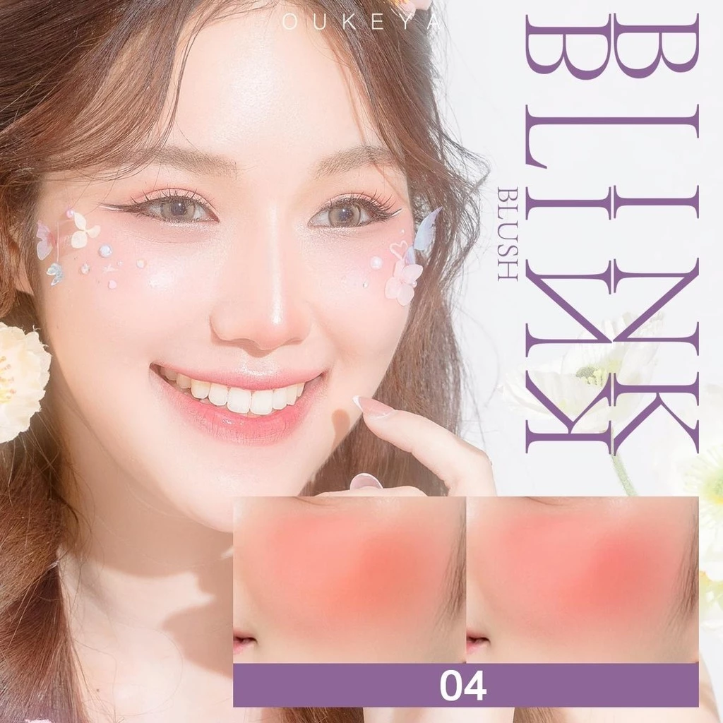 OUKEYA BLINK BLINK BLUSH บลัชออน 2 ช่อง thumbnail 4