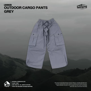 LOOKER® — OUTDOOR CARGO PANTS กางเกงคาร์โก้ผ้าไนลอนขายาว (CAMPING)
