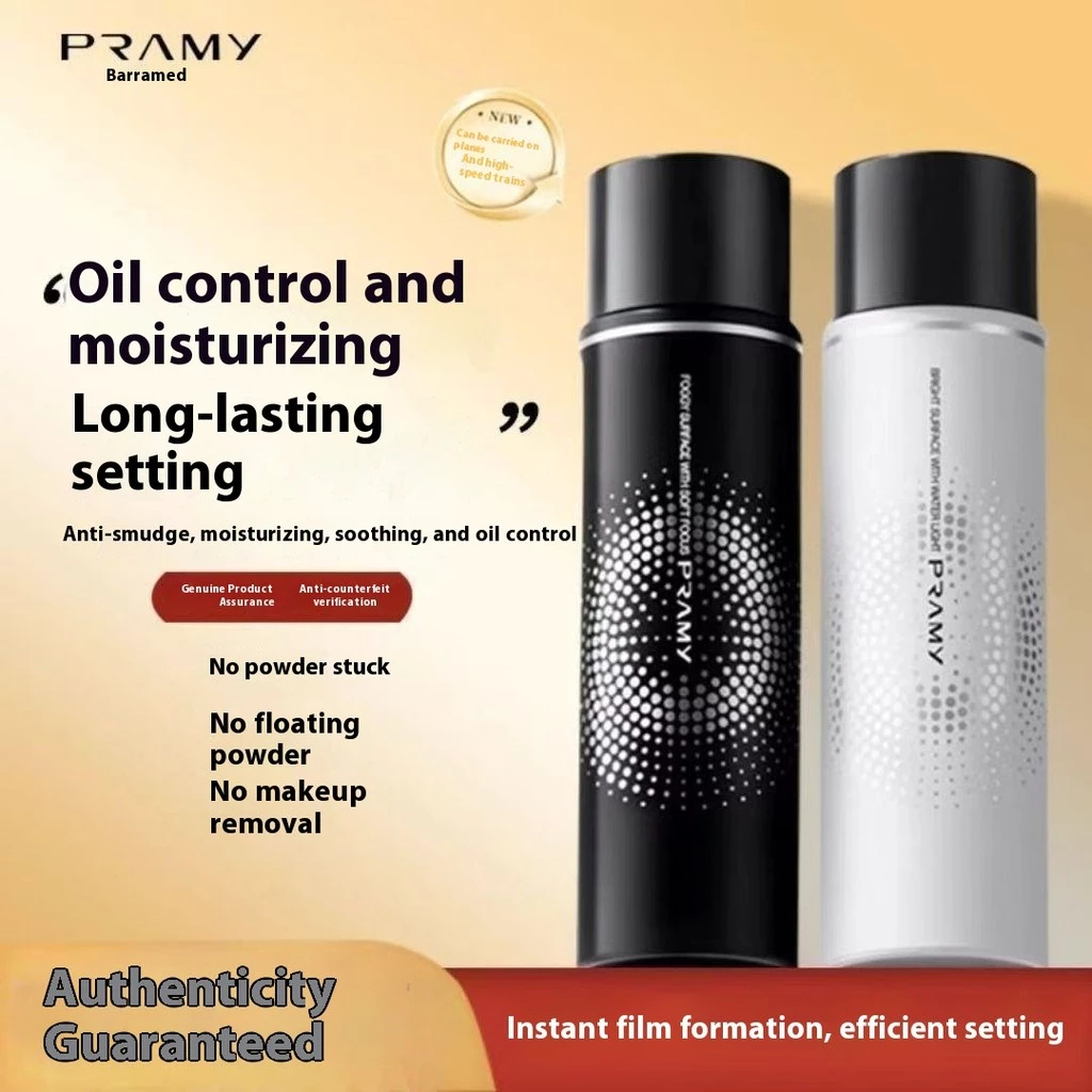 Pramy สเปรย์เซ็ตเมคอัพ ล็อคเมคอัพยาวนาน ควบคุมความมัน ให้ความชุ่มชื้น ขนาด 100ml