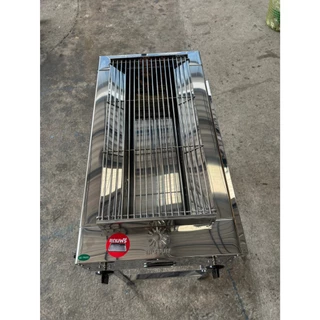 เมืองนนท์แก๊ส BIGSUN เตาย่าง ใช้แก๊ส ไร้ควัน สแตนเลส BBQ-936 ขนาดตะแกรง 30X64 ซม.