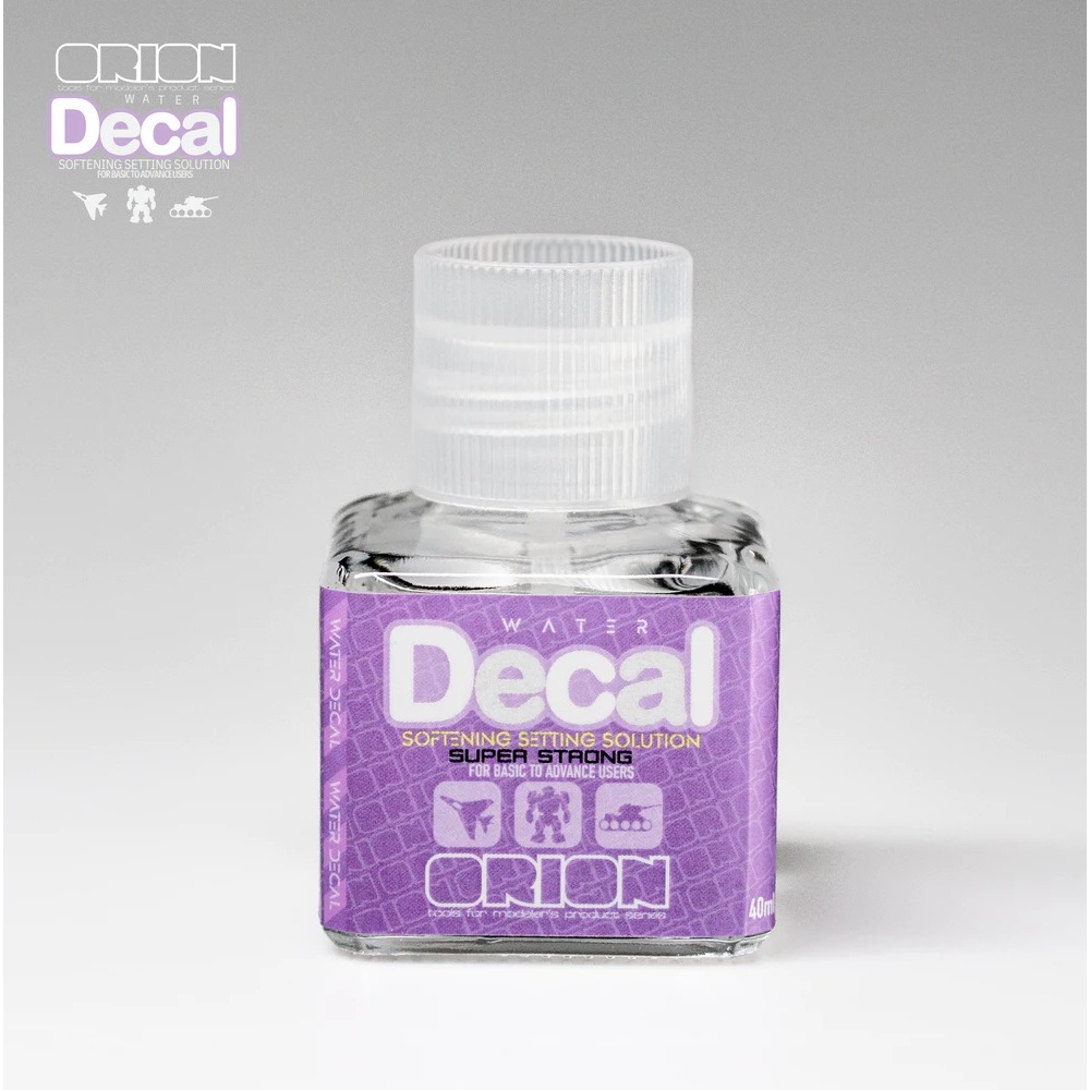 พร้อมส่ง 40ml น้ำยาติดสติ๊กเกอร์ Decal ORION สำหรับงานโมเดล