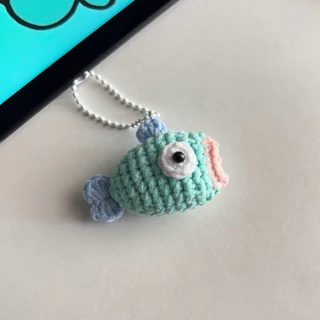 🐟HANGYODON KEYCHAIN พวงกุญแจฮังเกียวดงไหมพรม