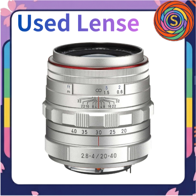 【Secondhand】Pentax HD DA 20-40mm F2.8-4 ED Limited DC WR Standard Zoom Lens K-mount APS-C Silver use