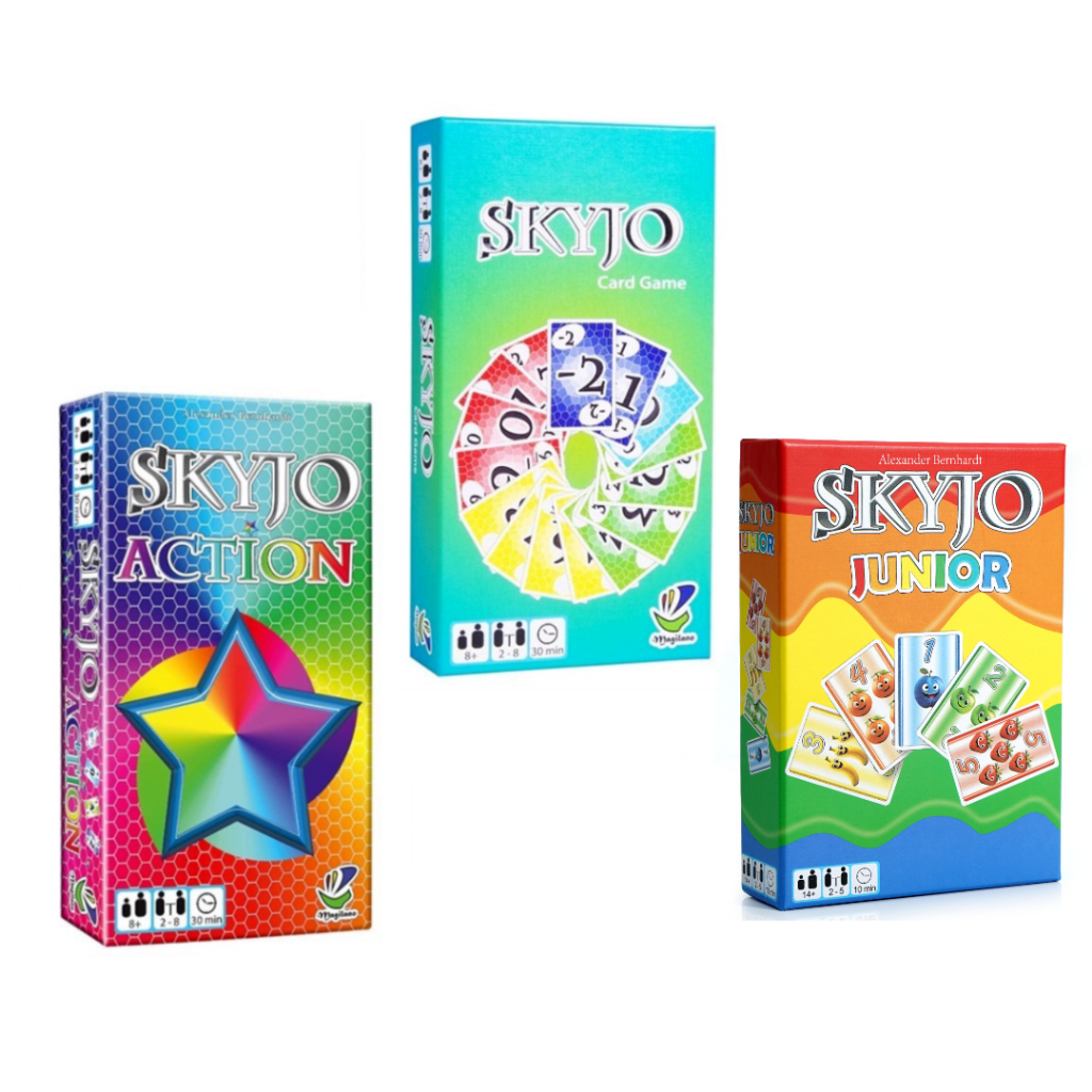 Skyjo / Skyjo Action / Skyjo Junior (ภาษาอังกฤษ) Board game - เกมปาร์ตี้ บอร์ดเกม Fun Game for Party