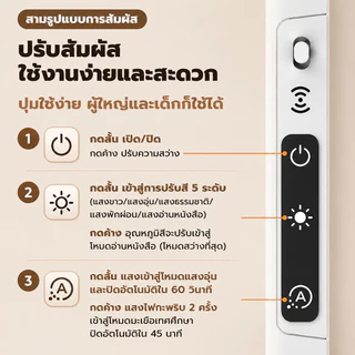 รับประกัน 2 ปี NOVA ไฟหน้ากระจก โคมไฟแม่เหล็ก โคมไฟLED โต๊ะทำงาน สำหรับตู้เสื้อผ้า ยึดด้วยแม่เหล็ก Table lamp