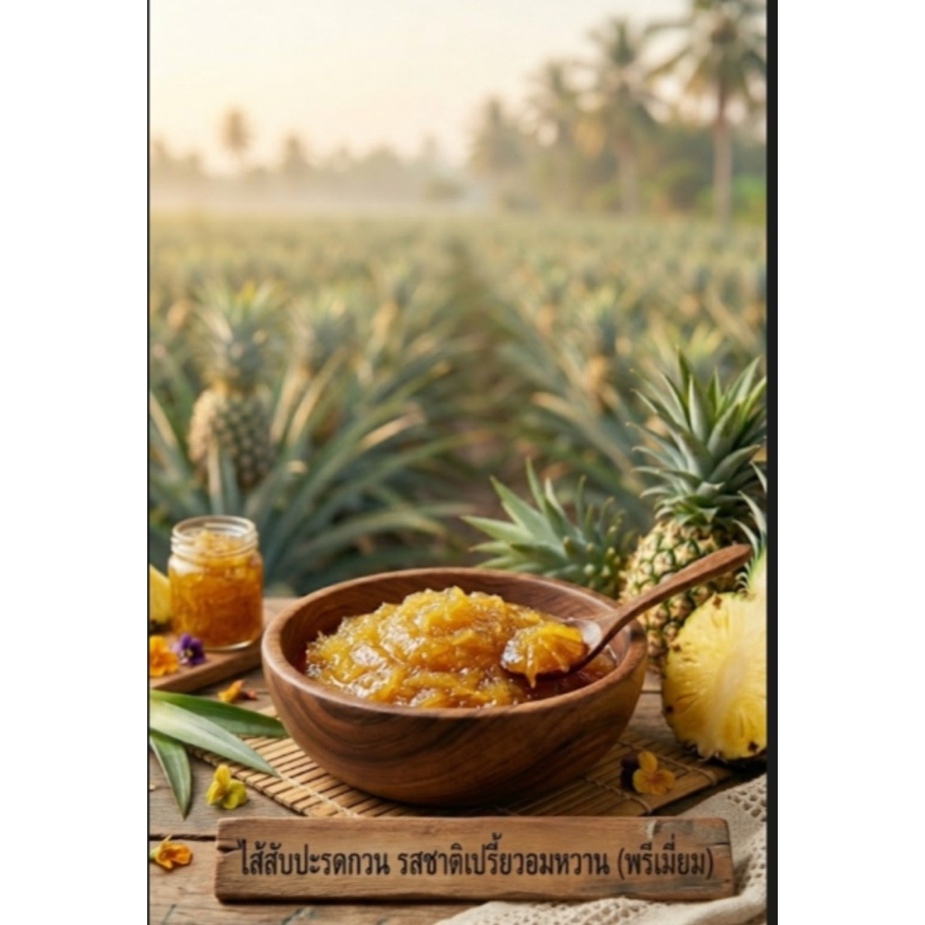ไส้สับปะรดกวน ไส้ทำขนม ขนาด 1 กิโลกรัม