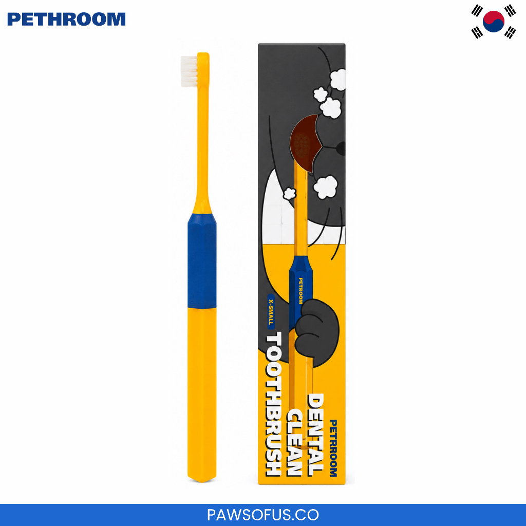 [พร้อมส่ง] PETHROOM Dental Clean Toothbrush แปรงสีฟันสำหรับสุนัขและแมว