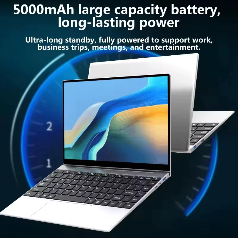 แล็ปท็อปใหม่เอี่ยม 14.1 inch แล็ปท็อป 16GB 1TB SSD Intel 4405U gaming laptop Windows 11 Pro Notebook thumbnail 9