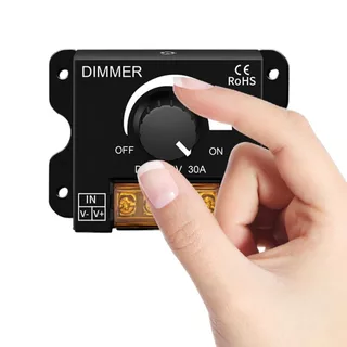 หรี่ไฟDC LED Dimmer 12V-24V 30A สวิทช์ดิมเมอร์ ปรับแสงสว่าง เครื่องปรับแรงดันไฟฟ้าหรี่แสงได้