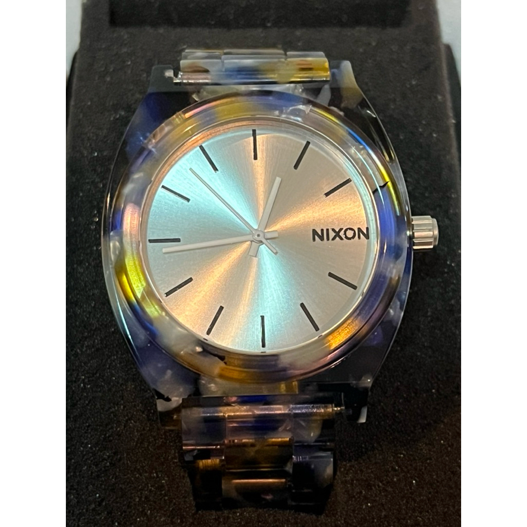 นาฬิกาข้อมือ Nixon Time Teller Acetate Watercolor Acetate Watch มือสองญี่ปุ่น (สภาพ 98%) คัดพิเศษ แท