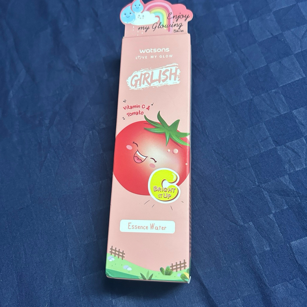 น้ำตบวัตสัน Watsons Girlish Vitamin C Tomato Essence Water 100ml. สูตรนี้ไม่ผลิตแล้วค่ะ