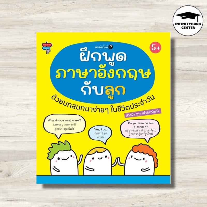 หนังสือ ฝึกพูดภาษาอังกฤษกับลูก ด้วยบทสนทนาง่ายๆ ในชีวิตประจำวัน : คำศัพท์ภาษาอังกฤษ  การใช้ภาษาอังกฤษ